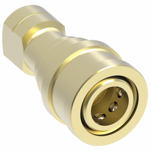 FEM. 3HK TAR 3/8` NPT LAITON