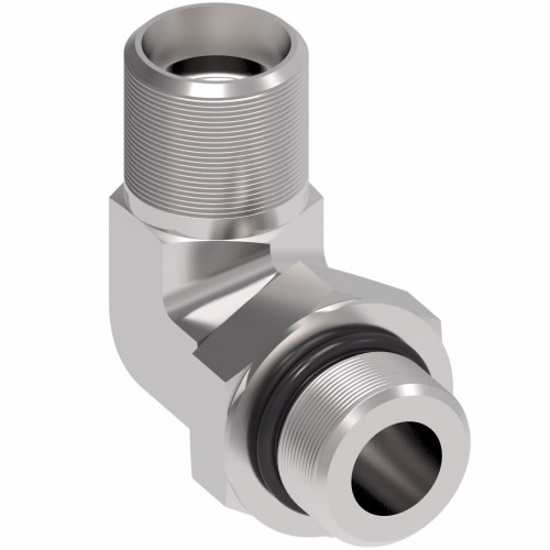 90° FEMALE ELBOW STR THD ORING