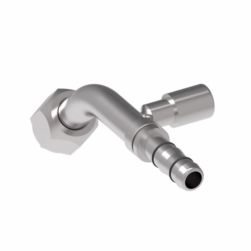 45° FEM O-RING SHORT W/ LOW PORT