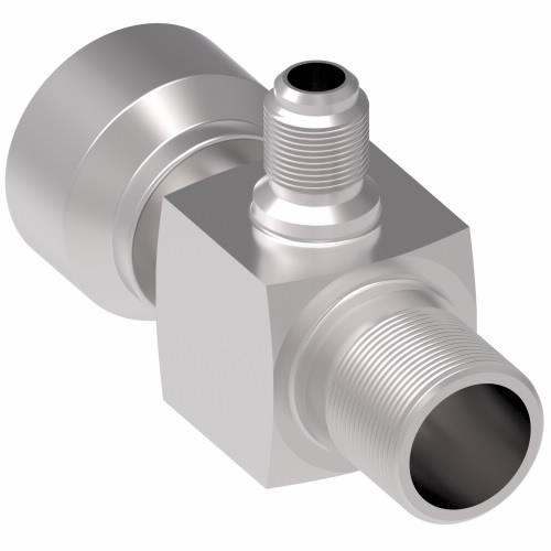 BUMPED O-RING PORT ADAPTER W/ PORT