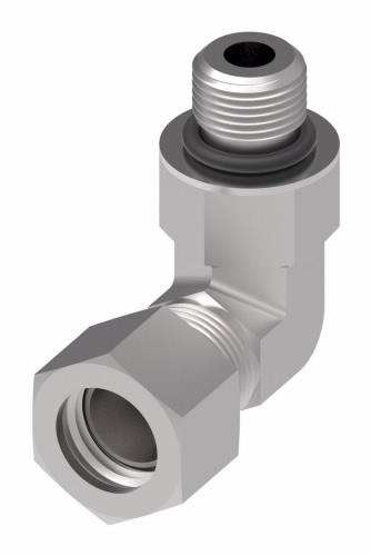 90° FEMALE ELBOW STR THD ORING