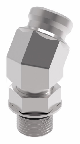MALE SAE O-RING TO FEM STC 45°