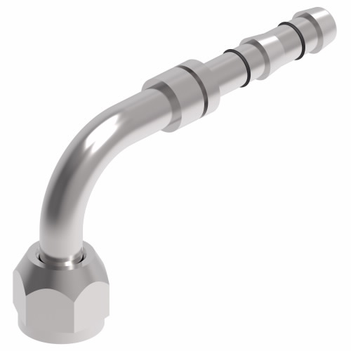 90° FEMALE O-RING (LONG PILOT)