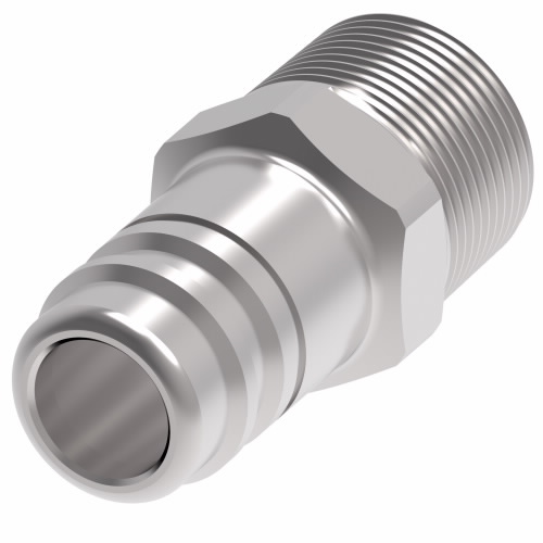MALE INDUS INTER 1/4` INOX