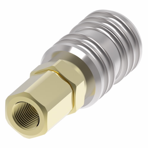 FEM.1000 1/4`TAR 3/8`NPT LAITON