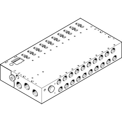 VABM-L1-18W-G38-4-G MANIFOLD RAIL