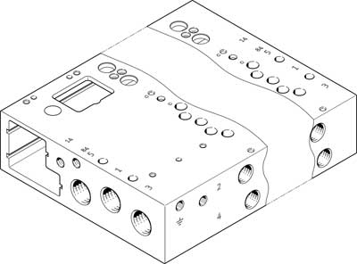 VABM-L1-14W-G14-5-GR MANIFOLD RAIL