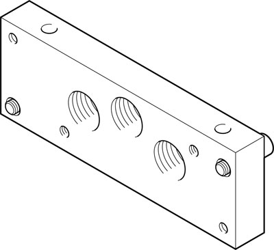 IEPR-04-D-3-NPT END PLATE