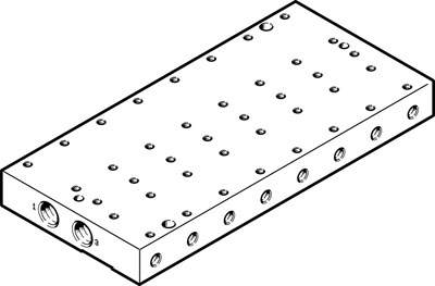 VABM-P7-18M-G18-M5-8 MANIFOLD RAIL