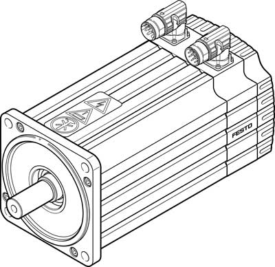 EMMS-AS-140-L-HV-RR-S1 SERVO MOTOR