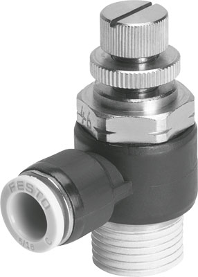 GRLA-3/8-QB-1/4-U ONE-WAY FLOW CONTROL VALVE