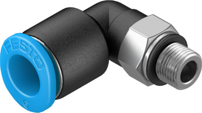 QSML-M5-6 PUSH-IN L-FITTING
