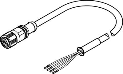 NEBM-M12G4-RS-15-N-LE4 MOTOR CABLE