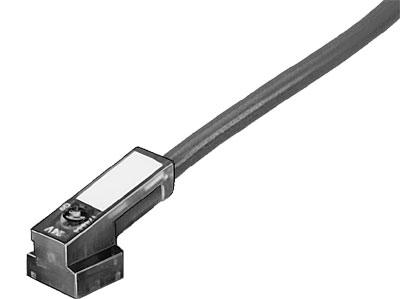 KMEB-2-24-5-LED PLUG SOCKET WITH CABLE