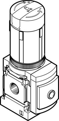 MS4-LR-1/8-D6-A8 PRESSURE REGULATOR