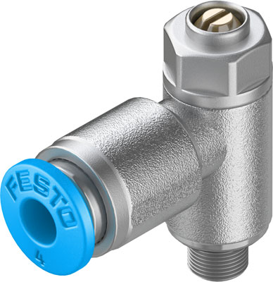 GRLA-M5-QS-4-D ONE-WAY FLOW CONTROL VALVE