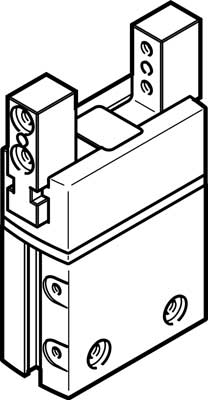 DHPS-10-A-NO PARALLEL GRIPPER