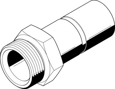 CQ-1-28H PUSH-IN FITTING