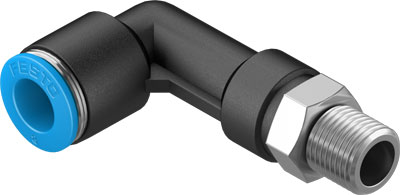 QSLL-1/8-8 PUSH-IN L-FITTING, LONG