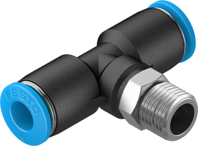 QST-1/8-6 PUSH-IN T-FITTING