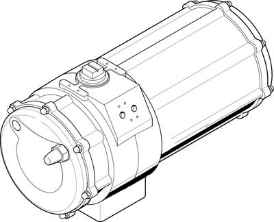 DAPS-1440-090-RS2-F16 SEMI-ROTARY DRIVE