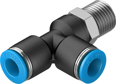 QSTL-1/4-8 PUSH-IN T-FITTING