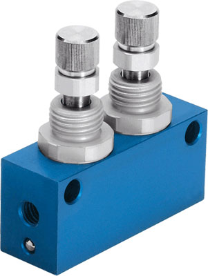 GR-M5X2-B ONE-WAY FLOW CONTROL VALVE
