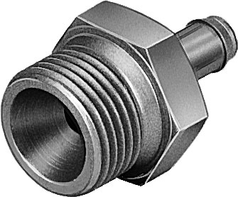 CN-1/8-PK-3 BARBED FITTING
