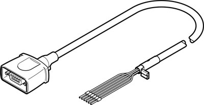 NEBM-S1G9-E-25-Q5-LE6 MOTOR CABLE