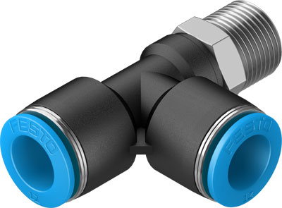 QSTL-3/8-12 PUSH-IN T-FITTING