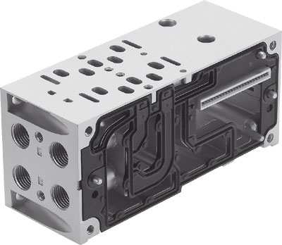 VABV-S4-1S-G14-2T2 MANIFOLD SUB-BASE