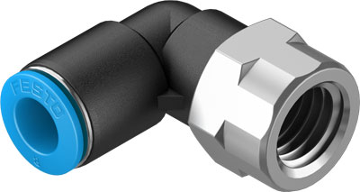 QSLF-1/4-8-B PUSH-IN L-FITTING