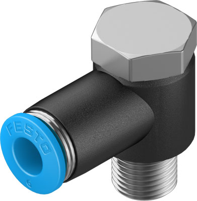 QSLV-1/8-6 PUSH-IN L-FITTING