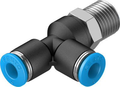 QSTL-1/4-6 PUSH-IN T-FITTING