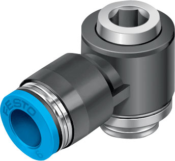 QSLV-G1/4-10-I PUSH-IN L-FITTING