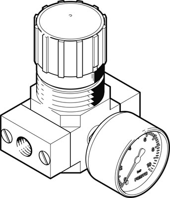 LR-1/8-D-7-MICRO PRESSURE REGULATOR