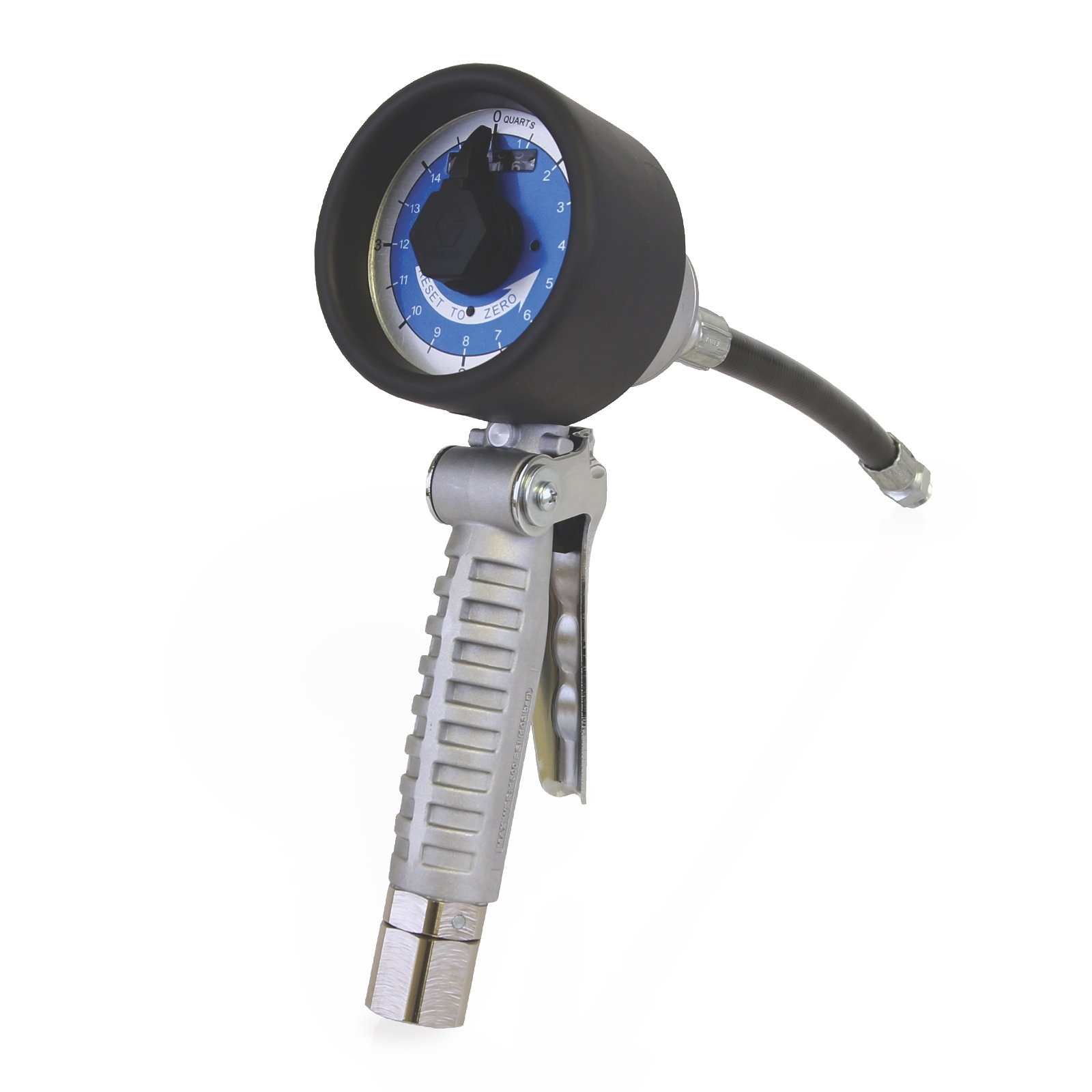 METER, MANUAL, 4/16 QRT, FLEX, NPT