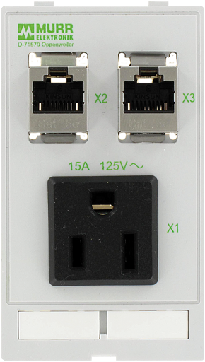 MODLINK MSDD SINGLE COMBI INSERT USA NEMA 5-15