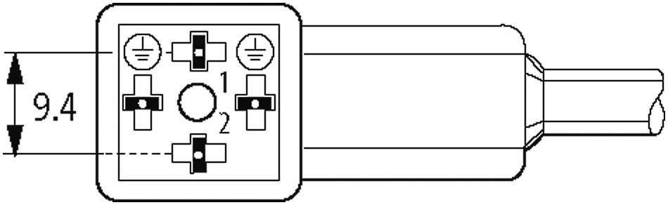 MSUD VALVE PLUG FORM CI 9.4 MM