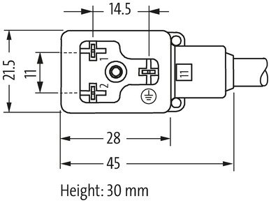 MSUD VALVE PLUG FORM BI 11MM