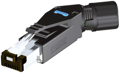 RJ45 PROFESSIONAL MALE 45° 4 POL. SHIELDED