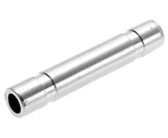 Pneufit Double Male Union (brass), 1/4" stem O/D