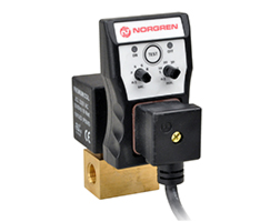 Electronic Drain Valve, 1/4" NPT ports, 115Vac valve