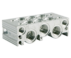 V62 series, 2-station manifold plate