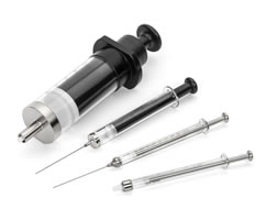 4000 Series Manual Gas Tight Syringe, 1.25mL, Fixed Needle, 22° Bevel