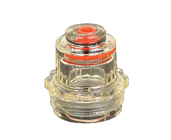Sight feed dome for micro-fog lubricators