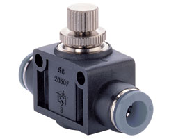 Inline flow control, 5/32" O/D tube