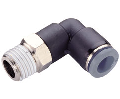 90° Swivel Elbow, 5/32" tube O/D, 1/8" NPT thread
