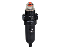 L07 miniature micro-fog lubricator with metal bowl, 1/4" PTF ports