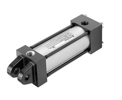 J-Series, NFPA steel cylinder, 1-1/2" bore x 3" stroke, fixed clevis (MP1) mount, no cushions